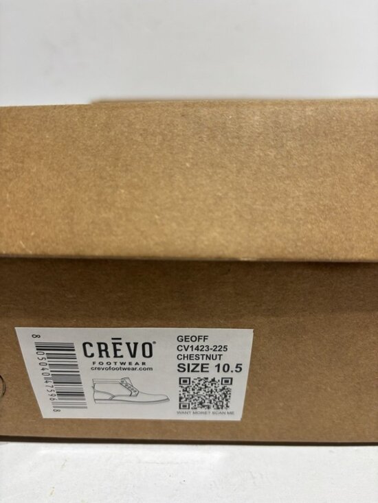 Crevo Men’s Geoff Brown Chukka Boots, Size 10.5 M Crevo Geoff Chukka Mens Brown Casual Boots In Chestnut NWT  main image 2